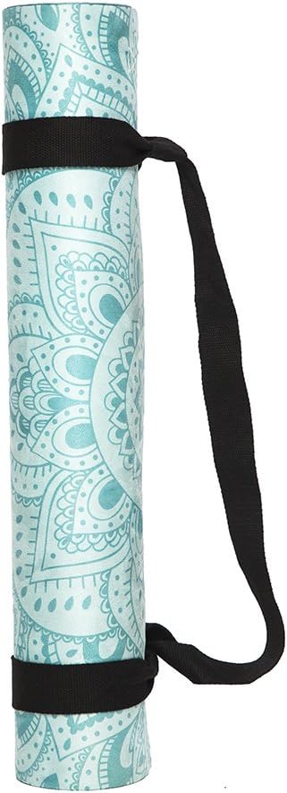 YOGA DESIGN LAB | The Combo Yoga Mat | 2-in-1 Mat+Towel | Eco Luxury | Ideal for Hot Yoga, Power, Bikram, Ashtanga, Sweat | Studio Quality | Includes Carrying Strap!