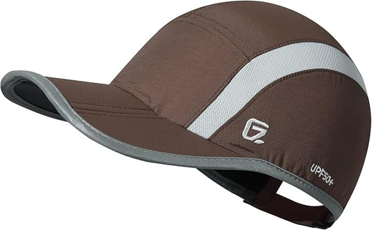 GADIEMKENSD Reflective Folding Outdoor Hat Unstructured Design UPF 50+ Sun Protection Sport Hats for Womens and Mens