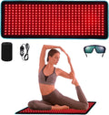 iTHERAU Large Red Light Therapy Belt 360 LED Infrared Red Light Device for Body, Resolve Inflammation, Relieve Joint or Back Pain, Muscle Stiffness, Red Light Wrap 660 & 850nm Wavelengths, Blue Edge