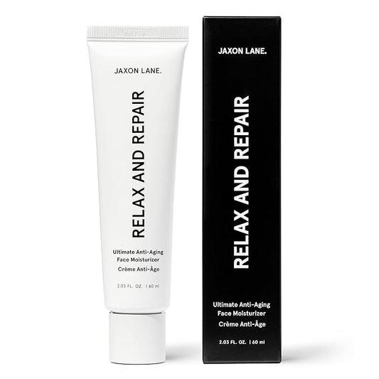 RELAX AND REPAIR Anti Aging Face Moisturizer for Men | Anti Wrinkle Cream for Face, Night Cream, Eye Cream with Niacinamide (Vitamin B3), Hyaluronic Acid, Vitamin E & Ceramides For Skin