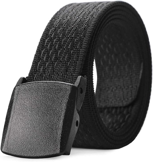 JASGOOD Nylon Canvas Breathable Military Tactical Men Waist Belt With Plastic Buckle
