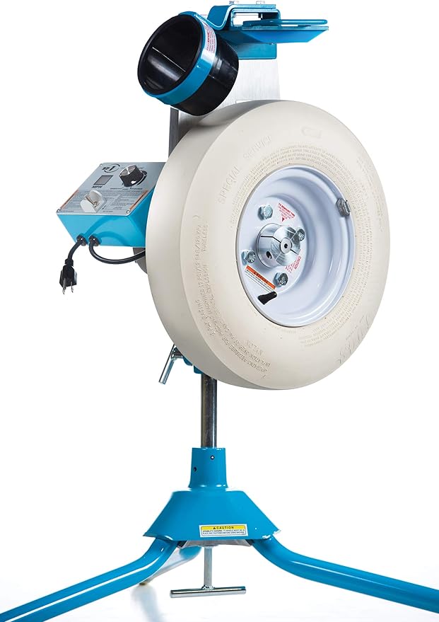 Jugs BP1 Softball Only Pitching Machine — Throws softballs up to 70 mph from a Realistic delivery Height.