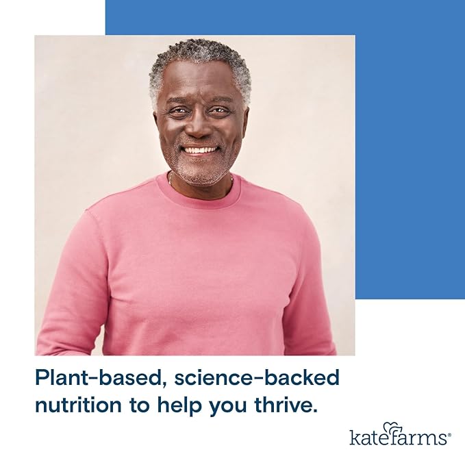 KATE FARMS Organic 1.4 High Calorie Nutrition Shake, Vanilla, 20g Protein, 27 Vitamins and Minerals, Meal Replacement, Protein Shake, 11 oz (12 Pack)