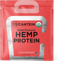 Organic Hemp Protein, Vegan Protein Powder, Clean Plant Based Protein Powder, Non Dairy Protein, Lactose Free Natural Protein, Gluten Free- 1 Servings, Strawberry