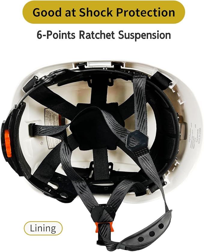 Forestry Safety Helmet with Build-in Visor Mesh Face Shield Ear Muffs 4 in 1 Chainsaw Safety Hard Hats