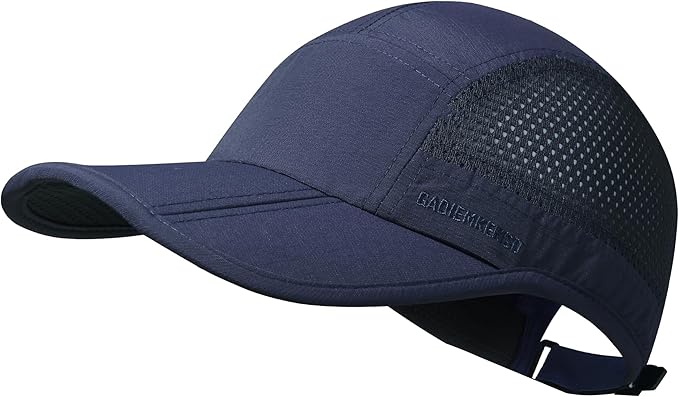 GADIEMKENSD Mens Folding Outdoor Hat Long Brim UPF 50+ Sun Protection
