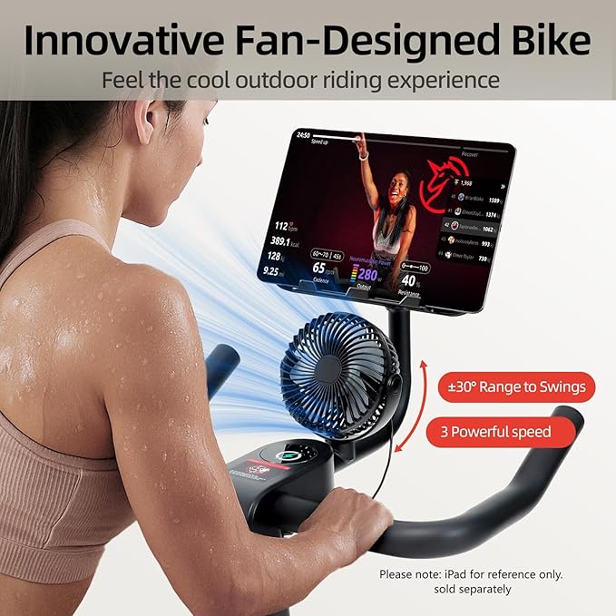 YESOUL Indoor Exercise Bike for Home, Stationary Bike with Silent Magnetic Resistance, 300lbs Capacity, Stable Triangle Frame, Adjustable Resistance & Smart App with Scenic Rides and Live Classes