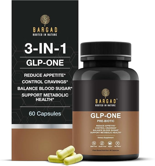 GLP-1 Supplement for Women & Men, GLP Activate Natural Formula, Hunger & Metabolism Support - Expert Formulated to Supports GLP1 Naturally | Probiotic and Prebiotic (60 Capsules)