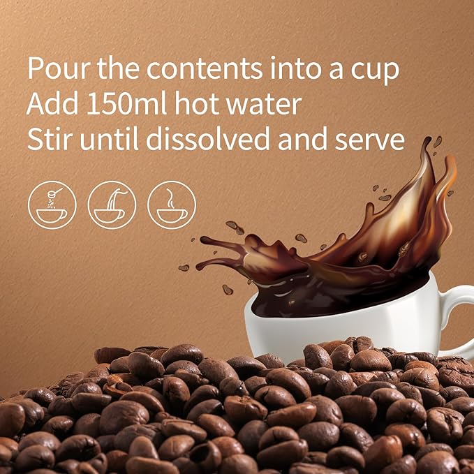 GANOHERB Instant Mushroom Coffee Powder, Arabica Coffee Mix with 5 Adaptogen Mushrooms, Lions Mane, Reishi, Chaga, Cordyceps, Shiitake and MCT Oil for Energy and Focus, 6.35oz, 30 Servings