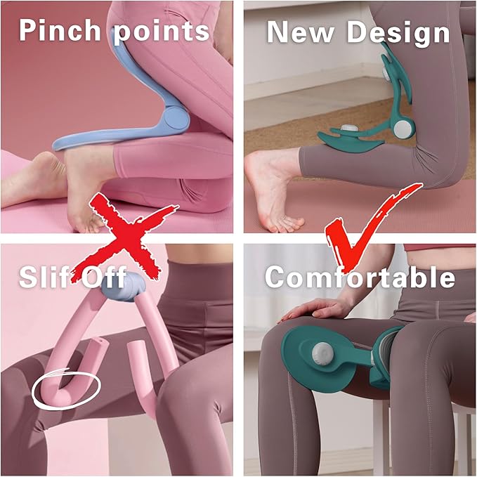 Thigh Trainer - Thigh Exerciser & Toner for Women, Inner Thigh Workout Equipment with 26lbs Resistance, Kegel Exercise Tool for Pelvic Floor & Thigh Tightening (Upgraded)