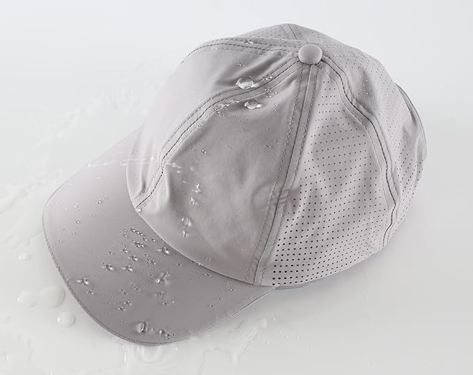 Home Prefer Reflective Water Repellent Quick Dry Airy UPF50+ Sun Hat for Men Women Outdoor Sports Baseball Caps Unisex