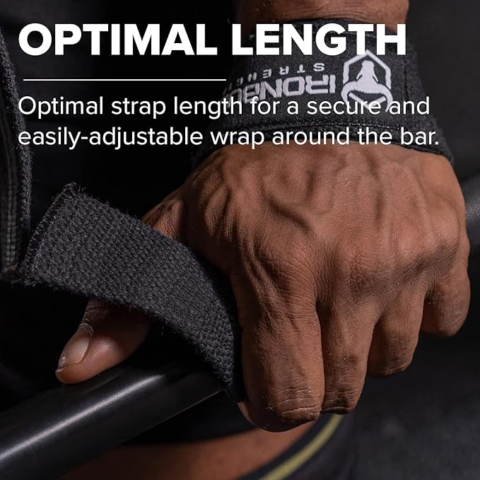 Lifting Wrist Straps for Weightlifting (1 Pair) – Padded Lifting Straps for Deadlifts, Powerlifting, Strength Training & Bodybuilding – Gym Straps for Men & Women