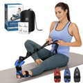 Foot and Calf Stretcher Stretching Strap For Plantar Fasciitis, Heel Spurs, Foot Drop, Achilles Tendonitis & Hamstring. Yoga & Leg Stretch Strap. (Blue)