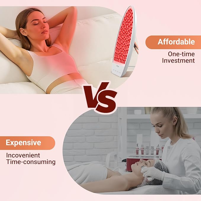 Red Light Therapy for Face and Neck, Near Infrared Light Panel with Adjustable Stand for Body, Red Light Therapy Lamp with 84 LEDs with Timer, 660nm & 850nm