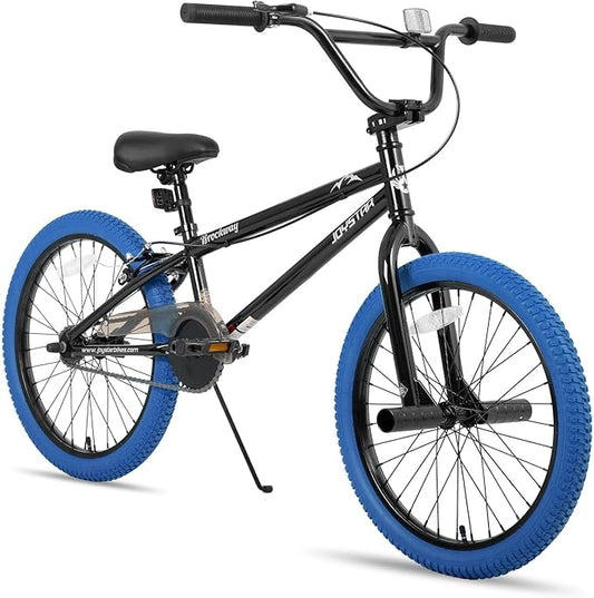 JOYSTAR Brockway Freestyle Kids BMX Bikes 20" 24" Kids Bicycles for 6-14 Years Old Boys Girls and Beginner-Level Riders 2 Pegs Multiple Colors