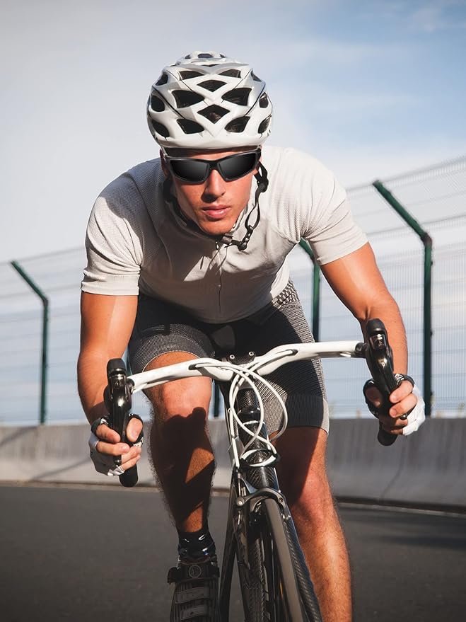 Frienda 6 Pack Polarized Sport Sunglasses for Men Multipack Fit over Glasses Pack Lot Set Men's Sport Fishing Eyeglasses