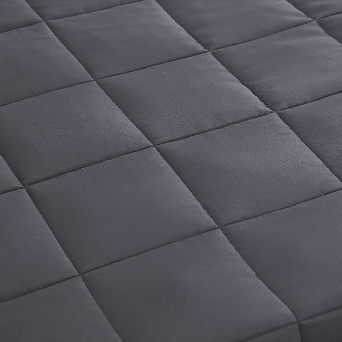 L'AGRATY Weighted Blanket - 36"x48" 5lbs Weighted Blanket Microfiber Material with Glass Beads Small Blanket for All-Season Summer Fall Winter Soft Thick Blanket