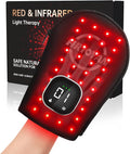 Cordless Red Light Therapy Glove,USB Rechargeable LED Infrared Light Therapy for Pain Relief,Red Light Therapy for Hands Palms Wrists and Elbows,660nm & 850nm,with Zipper Design