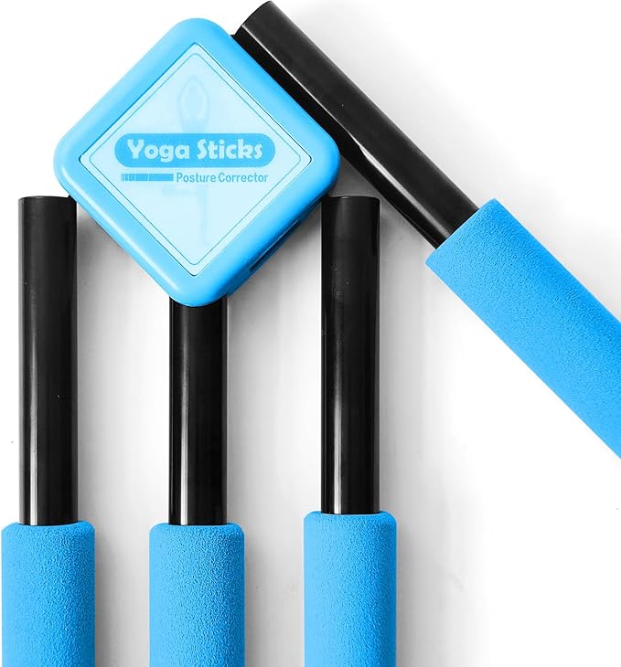 Back Straightener Posture Corrector|Yoga Stick Stretching Tool for Women and Men|Portable Posture Corrector Pole,Stretch Mobility Stick, Physical Workout Exercise Dowel