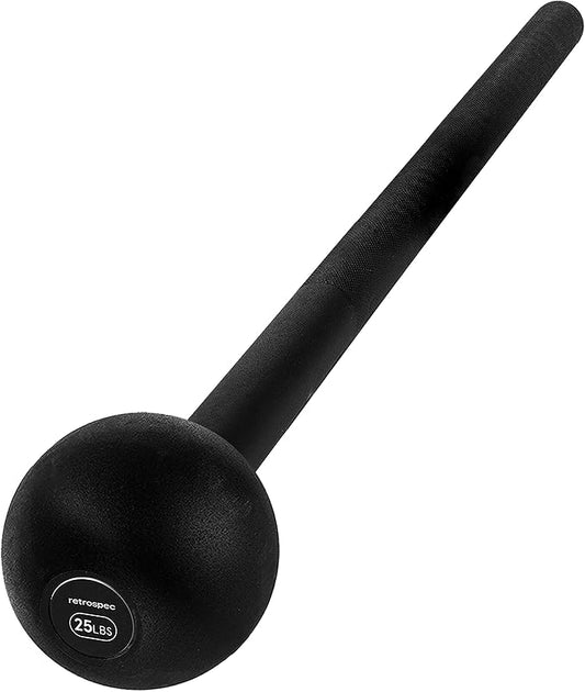 Retrospec Revolve Steel Macebell for Strength Training, Rehabilitation, Stretching, Conditioning and Rotational Training - 5, 7, 10, 15, 20, 30lb Options for Women & Men