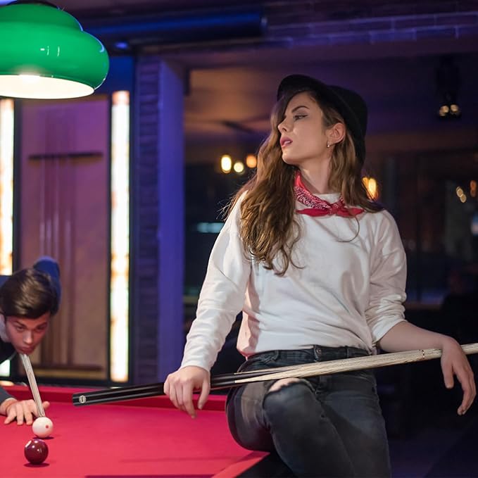 Kmise Pool Cue Set of 3, 57-inch Cue Sticks with 9.5mm Pro Tips, Splicing Process, Handmade from Premium Wood, Pool Sticks for Adults, for Men and Women, Bar Home Taple Sports