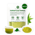Pandan Leaf Powder 8.82 Oz, Pure & No Sugar Added, Caffeine Free, Refreshing Taste, Versatile Pandan Leaf Powder for Tea, Smoothie, Cooking, Natural Food Coloring