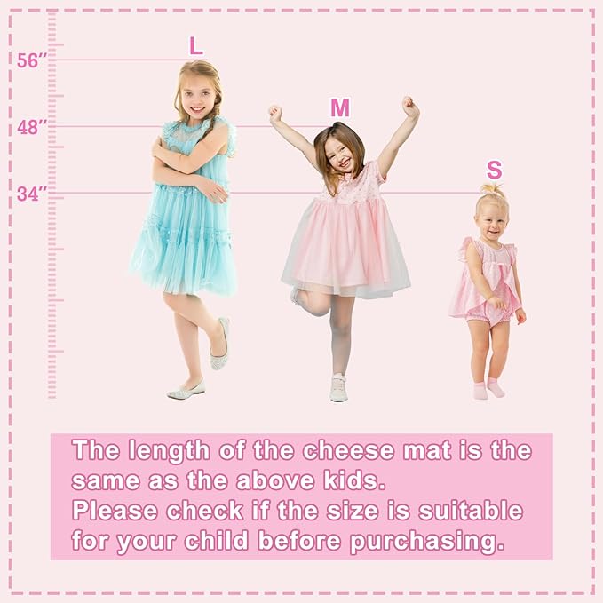 Kangaroo Hoppers Incline Gymnastics Mat, 48”x24”x14” / 56"x28"x15" / 34”x24”x13” Folding Wedge for Kids Tumbling, Skill Training, Multiple Colors Cheese Mat for Gymnastics, Home Gym Exercise