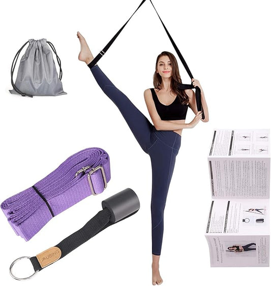 UBING Leg Stretcher, Door Flexibility Trainer, Over The Door Strech Strap for Flexibility, Splits Trainer for Dance Ballet Cheer Gymnastics Taekwondo Stretching