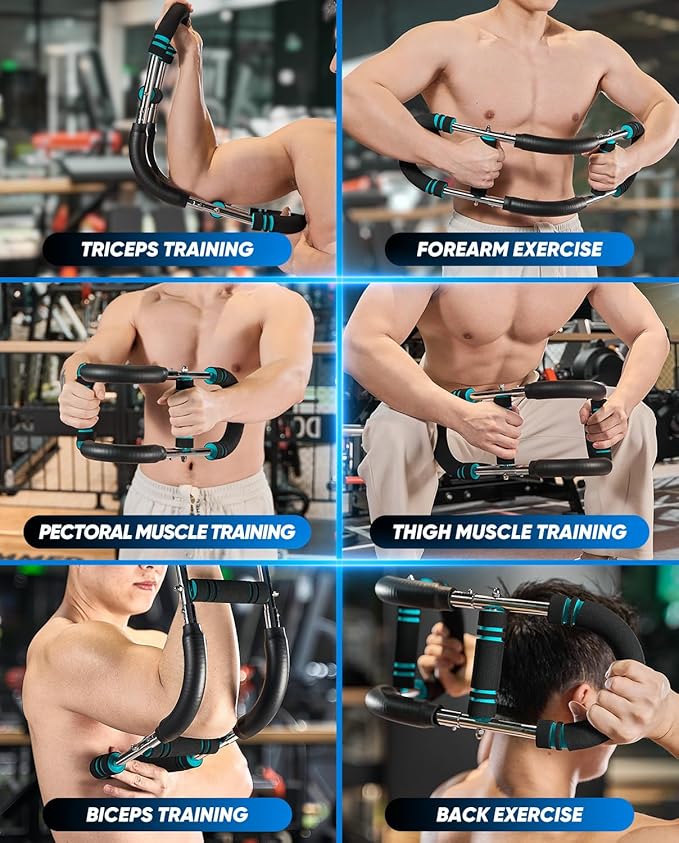 Saker Twister Arm Trainer,PowerTwist Arm Trainer,Home Workout Equipment,Upper Body Strength Training Machine,Detachable Design,Fitness Anywhere