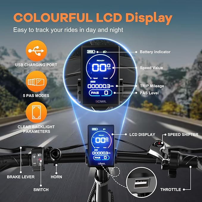 Foldable Electric Bike for Adults, 30+MPH, 48V 20Ah Removable Lithium Battery up to 80Miles, 20" Fat Tire 1000W Peak Motor Dirt Ebike Adult Electric Bicycle for Commute Beach Mountain E Bike