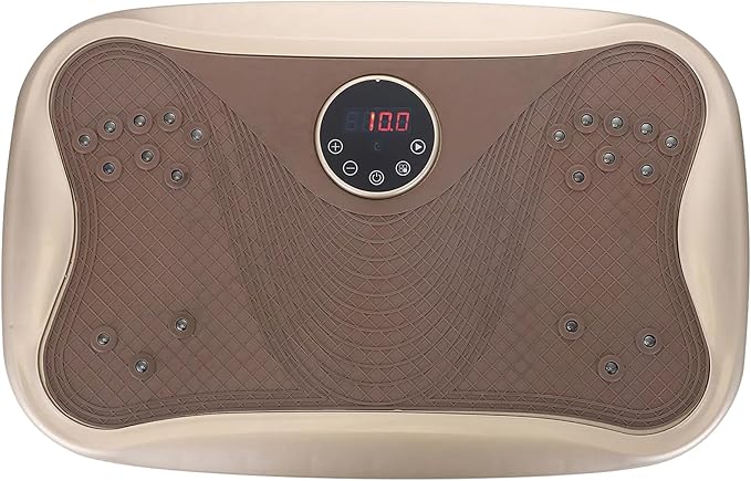 Vibration Plate Fitness Platform Whole Body Exercise Machine with 120 Speed Levels, Lymphatic Drainage, Fat Burning, and Weight Loss, Perfect for Women, Men, and Home Gym Exercise