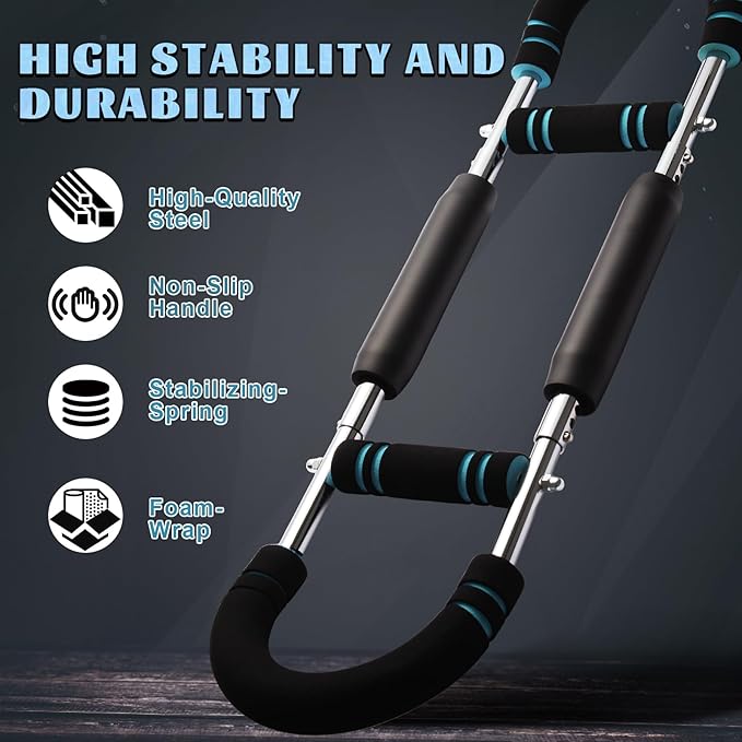 Twister Arm Trainer,Adjustable Resistance Bar for Full Body Workout, Arm Strengthener for Men & Women, Fitness Equipment for Strength Training