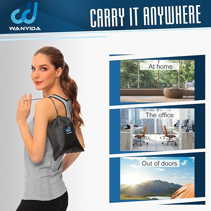 Foot and Calf Stretcher for Plantar Fasciitis, Achilles Tendonitis, Heel Spurs, Drop Foot. Yoga Stretching Strap for Leg, Thigh and Hamstring (Black)