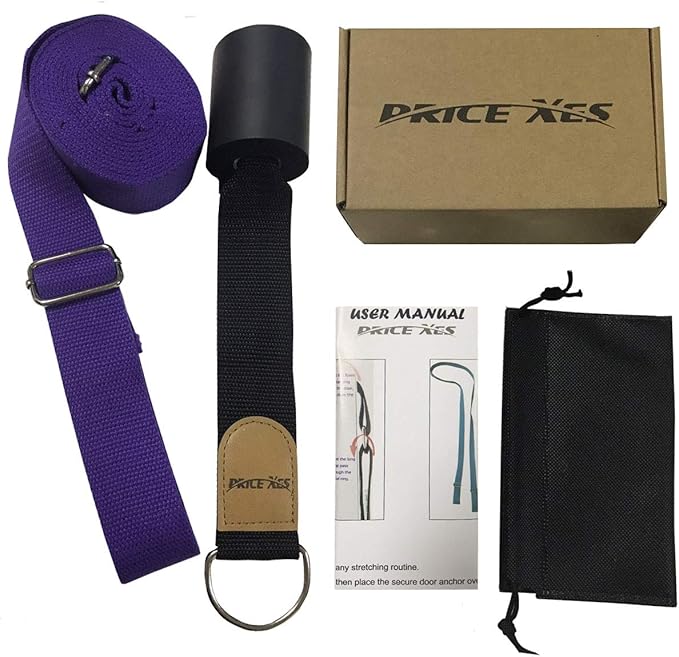 Leg Stretch Band - To Improve Leg Stretching - Easy Install on Door - Perfect Home Equipment For Ballet, Dance And Gymnastic Exercise Flexibility Stretching Strap Foot Stretcher Bands