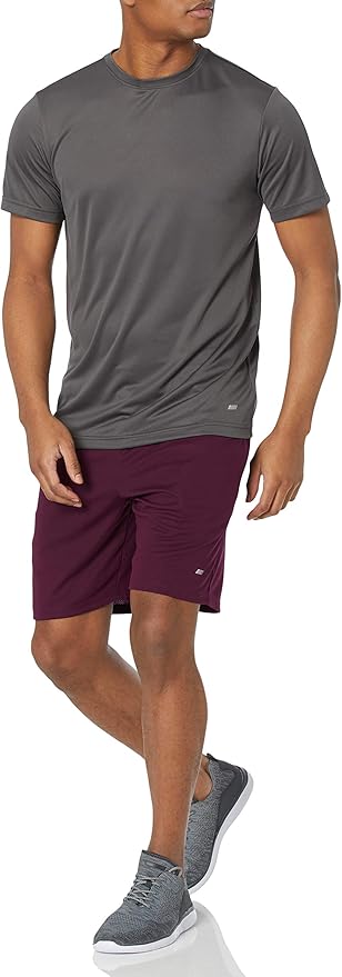 Amazon Essentials Men's Performance Tech Loose-Fit Shorts (Available in Big & Tall), Pack of 2