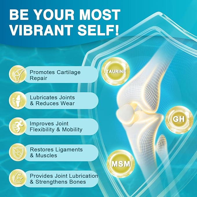 DRFOSTER Marine Collagen Peptides Powder with MSM + GC, Multi Type I & III Collagen with Hyaluronic Acid, Vitamin C & E for Skin, Hair & Nails, Wild-Caught Fish, 50 Servings