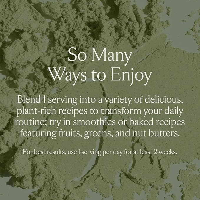 Sakara Protein + Greens Super Powder, 30 Servings - Organic Protein Powder Hemp, Pumpkin, Pea Protein, Organic Greens Powder Wheat Grass & Spirulina Superfood Powder, Vegan Protein Powder Greens Blend