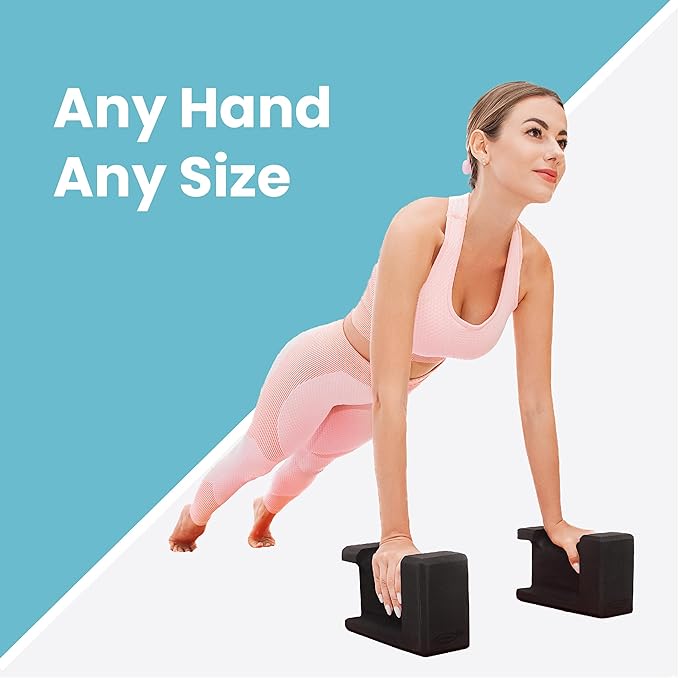 Ergo Yoga Blocks, Relieve Wrist Pain, Improve Comfort and Grip, Contoured Design, Pilates Exercise Balance & Stretching