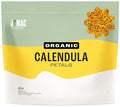 J Mac Botanicals, Organic Calendula Petals (12 oz) edible dried flowers petals, pairs well with edible dried rose petal, edible flowers for ice cubes, edible flowers for food, beverages, bath bombs