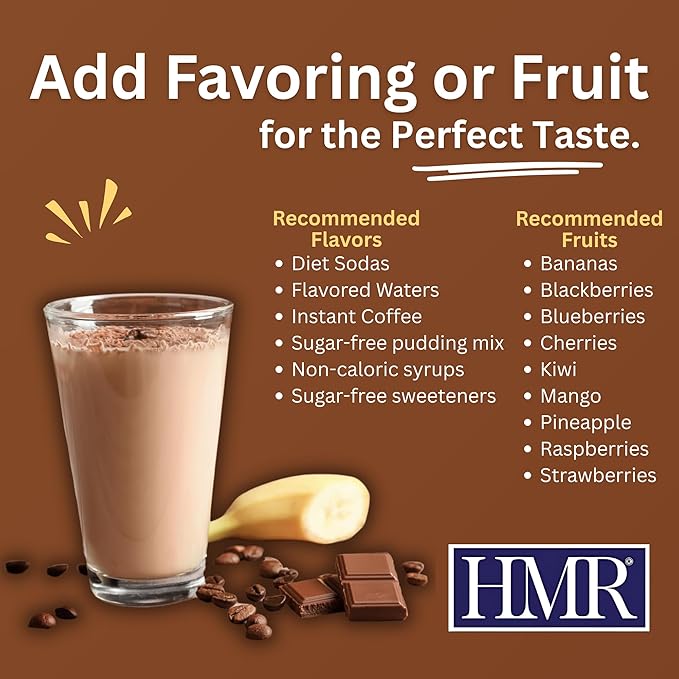 HMR 70 Plus Vanilla + Chocolate Shake & Pudding Mix COMBO | Meal Replacement Powder | Lactose-Free | 15g Protein | Easy to Make | Low Calorie | 42 Single Serving Packets each