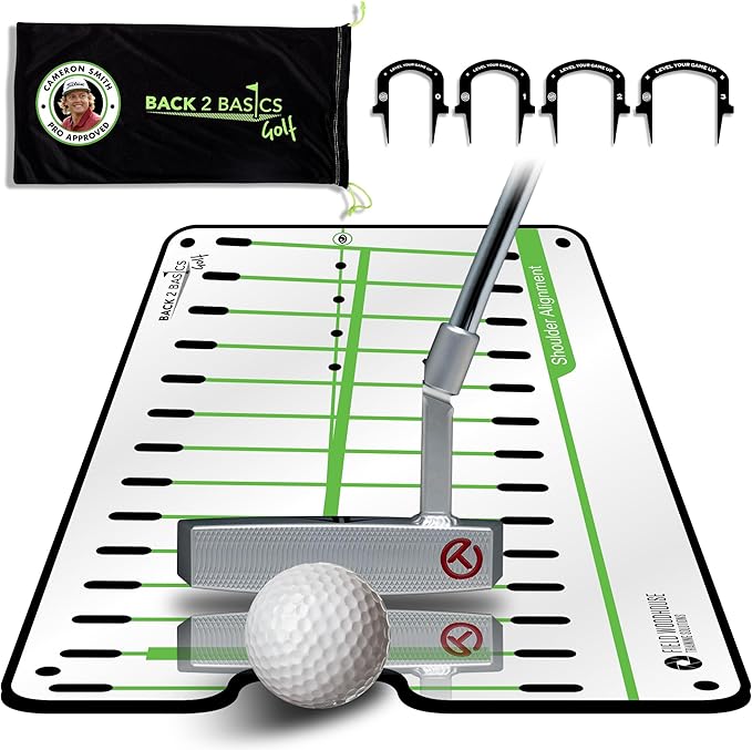 Golf Putting Mirror - Golf Training Aids for Men & Women - Pro-Approved Pro Path Putting Training Aid, for Indoor & Outdoor
