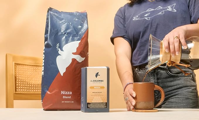 La Colombe Nizza Medium Roast Whole Bean Coffee - Notes of Milk Chocolate, Nuts & Brownie with Honey-Sweet Roasted Nuttiness, 5 Pound (Pack of 1)