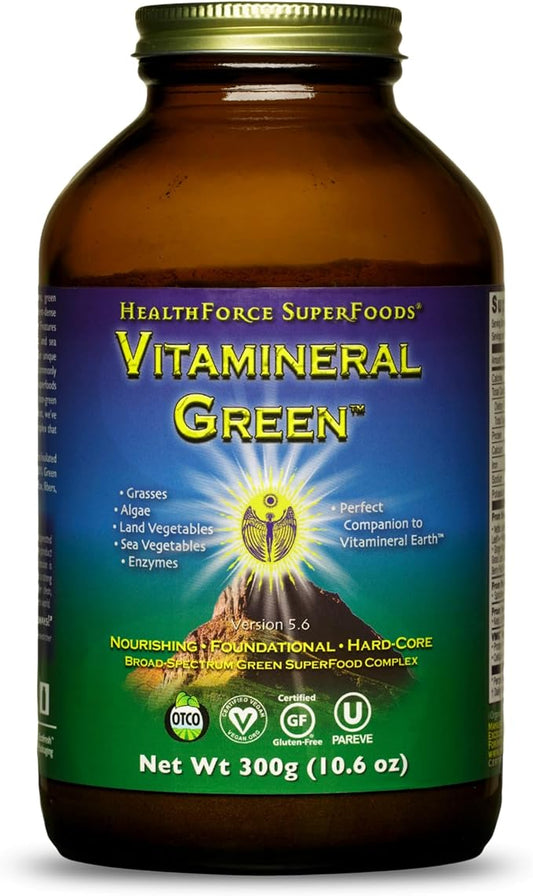HealthForce SuperFoods Vitamineral Green 300 Grams Powder