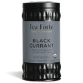 Tea Forte Black Currant Premium Organic Loose Leaf Caffeinated Black Tea Blend Canister, Makes 35-50 Cups