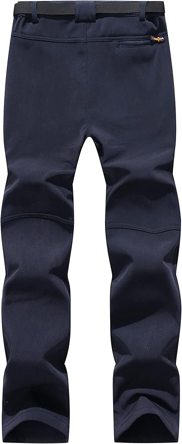 BenBoy Men's Snow Ski Outdoor Waterproof Windproof Fleece Cargo Hiking Pants