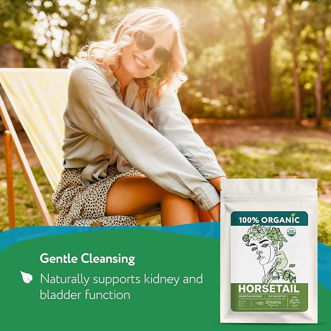 Organic Horsetail (4 oz.) (Equisetum arvense) – Loose Dried Herb – Edible Grade for Tea, Infusions & Herbal Blends