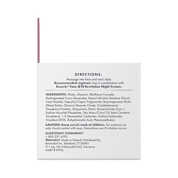 Eucerin Q10 Skin Care Set, Anti Wrinkle Daily Face Cream with Biotin (1.7 Oz) + Anti Wrinkle Night Cream with Pro-Retinol (1.7 Oz), Fragrance Free Face Moisturizer for All Skin Types