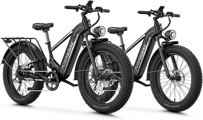 LEONX M2 Pro Electric Bike,1800W Motor Electric Bike for Adults, 26'' x 4.0'' Fat Tire Ebike with 48V 17.5AH Battery, 36MPH 85Miles Long Range Electric Mountain Bike, Up to 110 Nm