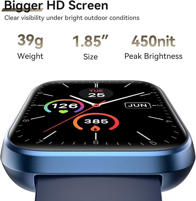 Smart Watches for Women Men Android & iPhone, Alexa Built-in 1.8" Smart Watch(Answer/Make Calls ) 24/7 SpO2 Sleep Heart Rate Stress Monitor,Smartwatch 3ATM Waterproof,Fitness Tracker with 120+ Sport