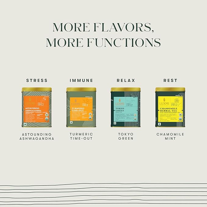 Luxmi Estates Lavender Valley Organic Loose Leaf Tea, (25g) Darjeeling Makaibari White Tea, Low Caffeine, Sleep Function Tea